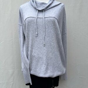 Athleta Womens Acadia Cowl Neck Tunic Sweater | SZ L